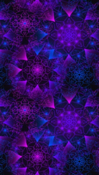 Фиолетовый фрактал