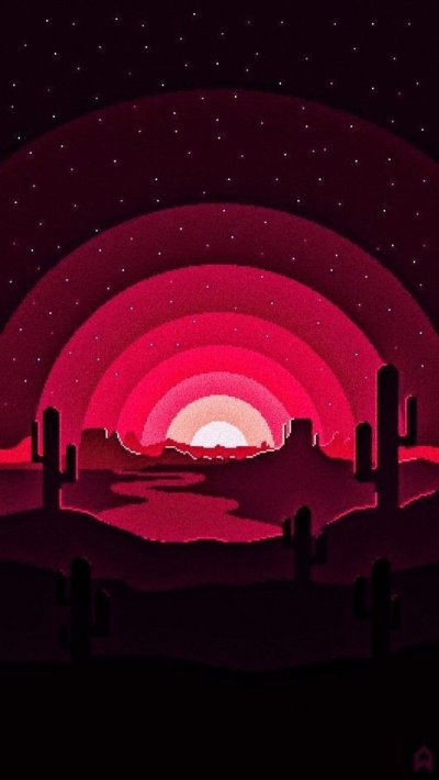 Пиксельный пейзаж