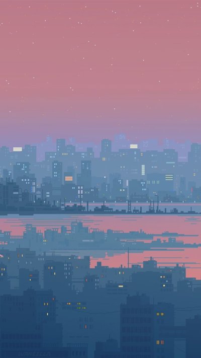 Пиксельный пейзаж