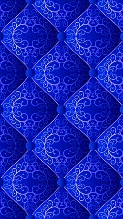 Голубой узор