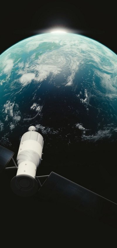 Планета земля со спутника