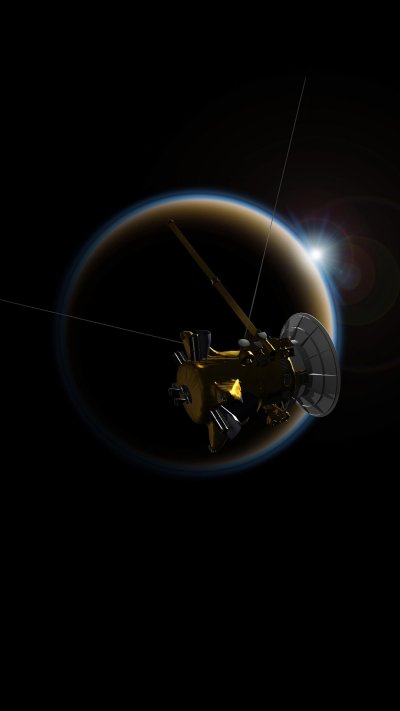 Спутник в космосе