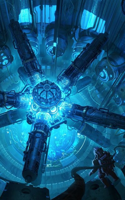 Космическая станция Sci-Fi Art