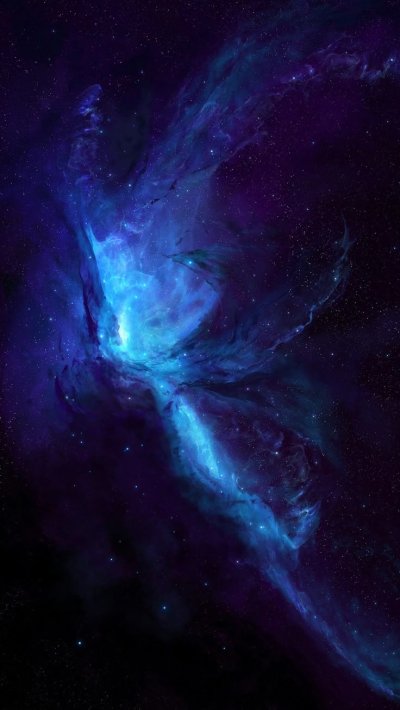 Тёмно синий космос