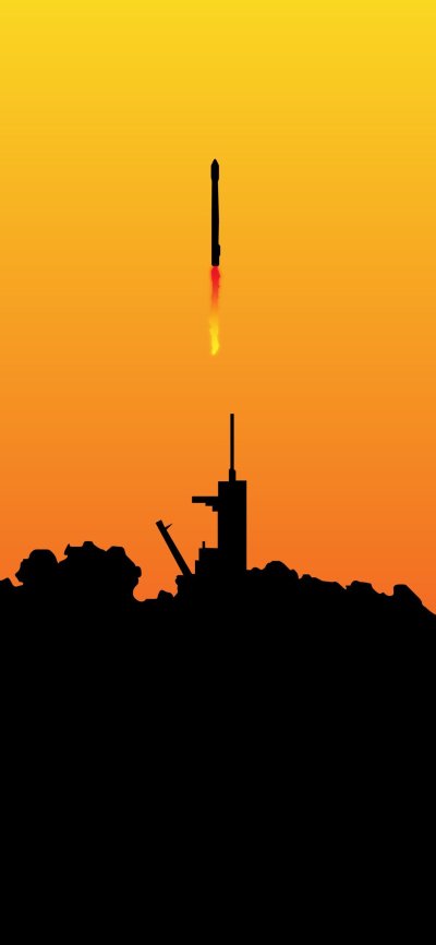 Ракета силуэт