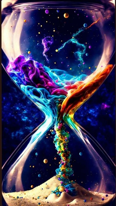 Песочные часы абстракция