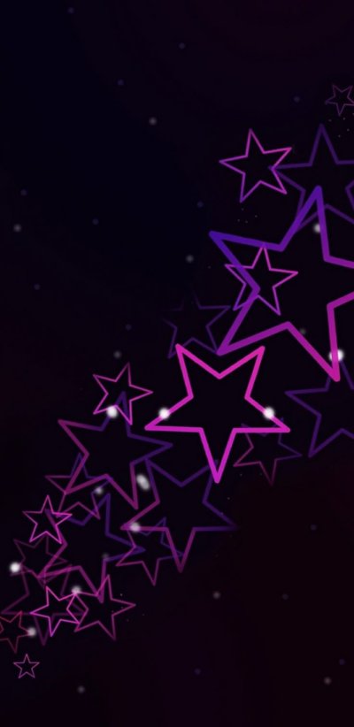 Светящиеся звёзды обои на телефон