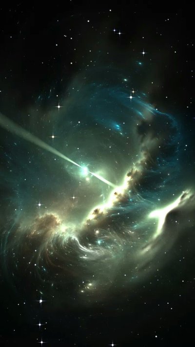 Пульсар в космосе