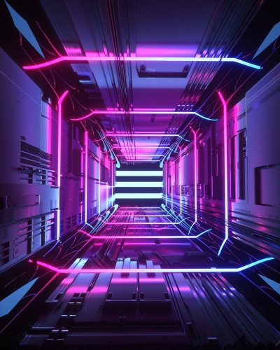 Футуристический фон