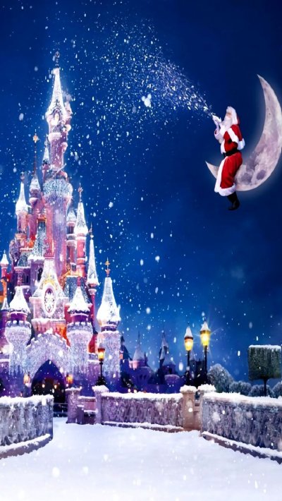 Сказочный дворец зимой