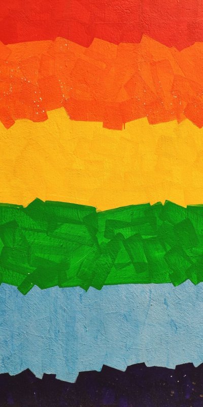 Штрихи краской разноцветные