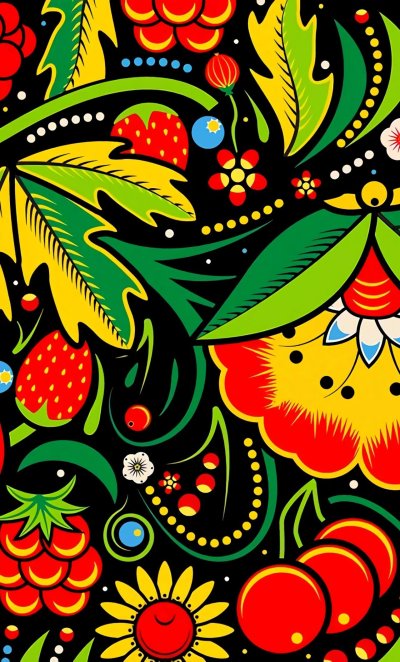 Хохлома узоры