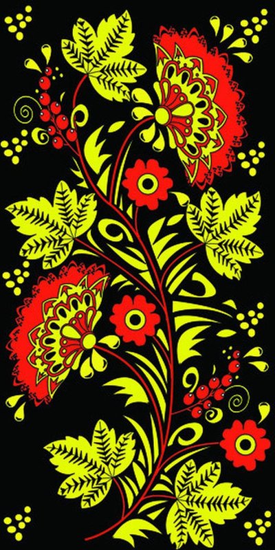 Хохлома орнамент