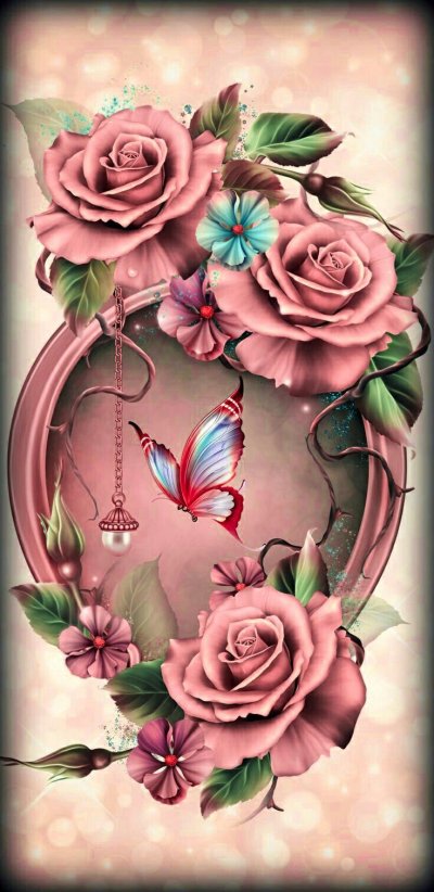 Обои на телефон роспись