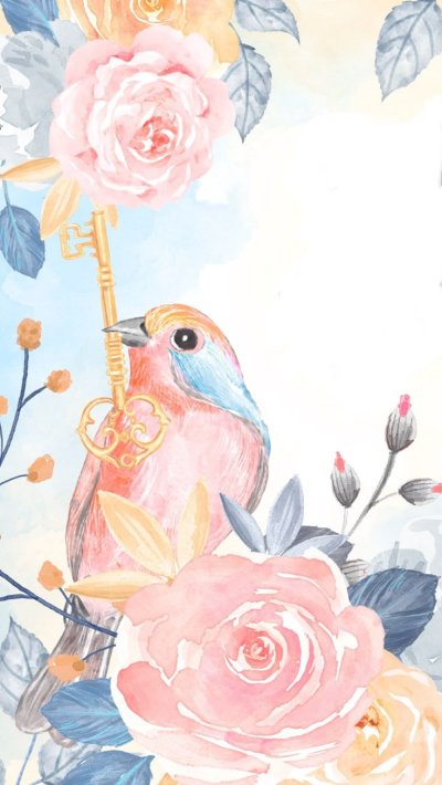 Заставка на телефон акварель