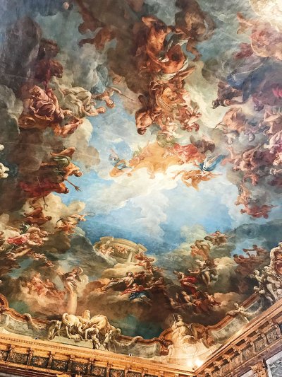 Боги Олимпа Версаль фреска