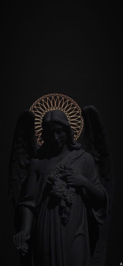 Скульптуры ангелов страшные