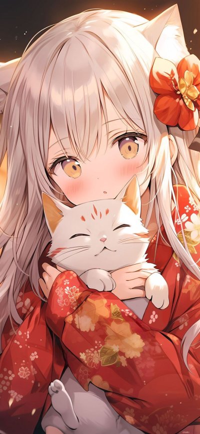 Аниме кошки