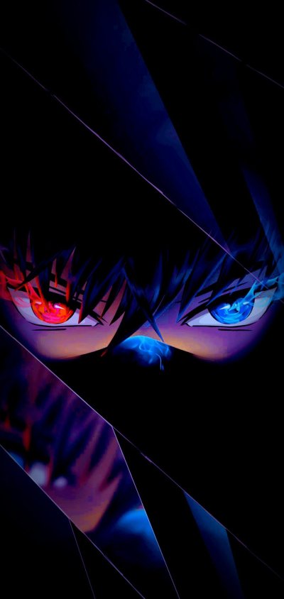 Аниме картинки на аву в тг чёрно феолетовые