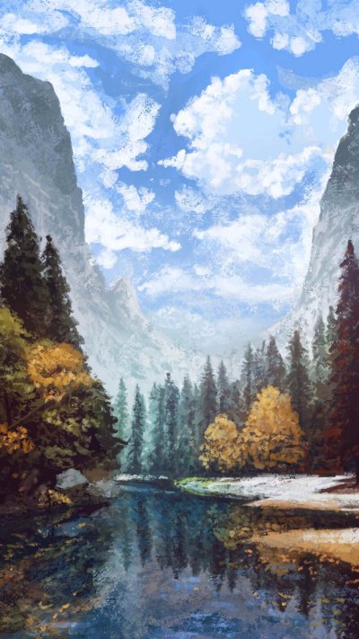 Живопись природа