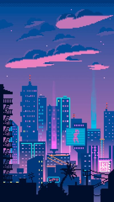 Пиксельные пейзажи