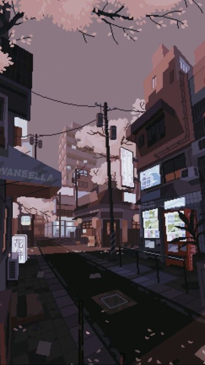 Пиксельный пейзаж