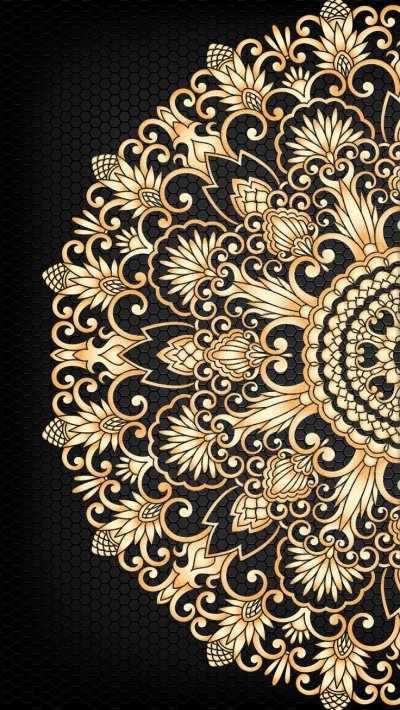 Цветы золото вектор