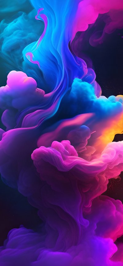 Разноцветный дым