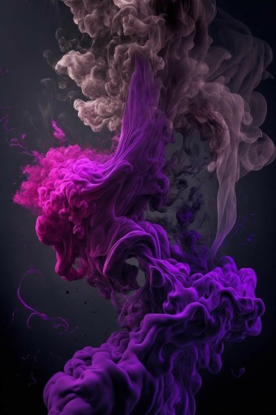 Фиолетовый дым