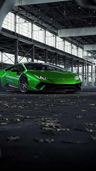 Lamborghini Huracan зеленый