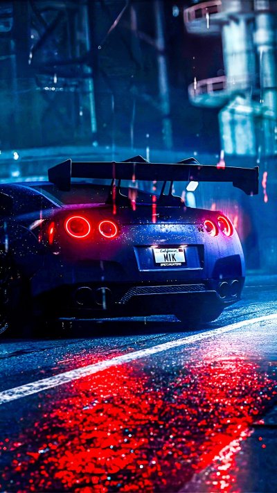 Nissan GTR r35 неон