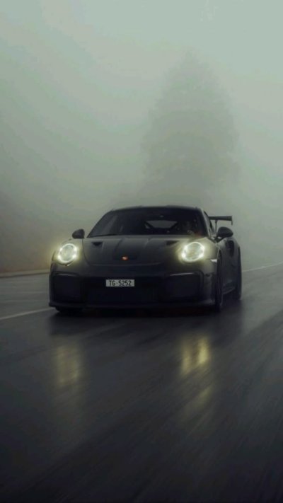 Порше на трассе