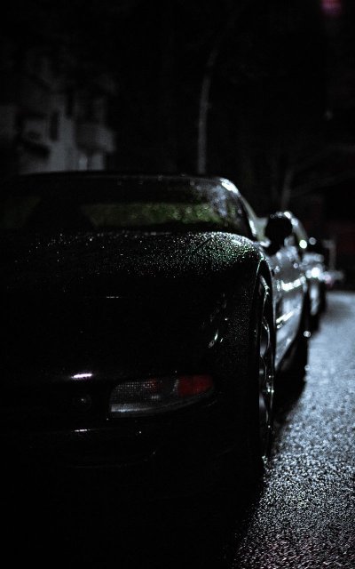 Машина в дождь