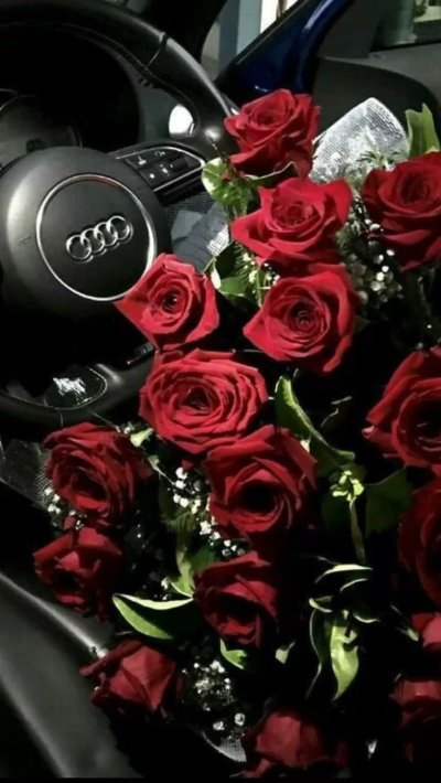 Цветы в машине