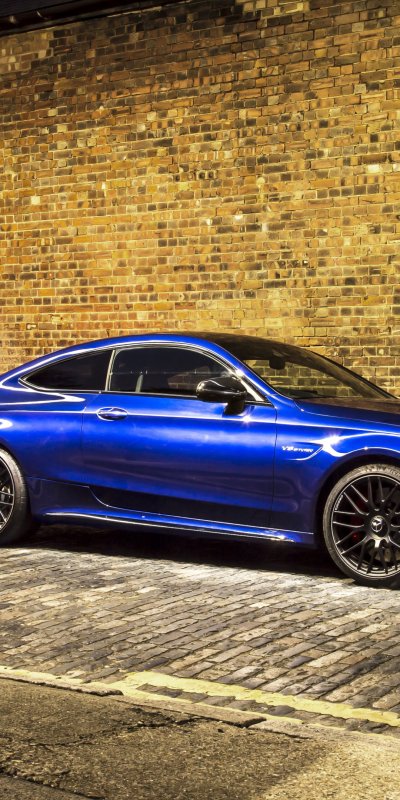 Мерседес АМГ синий