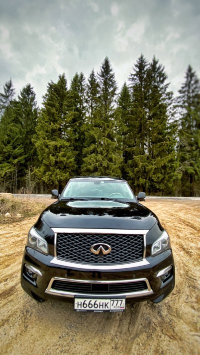 Инфинити qx80 2020 черный