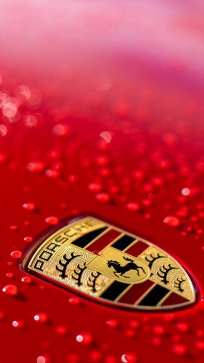 Porsche logo 4k