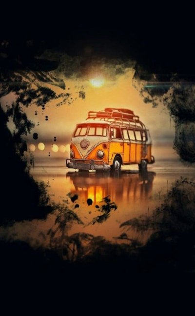 Винтажный автобус