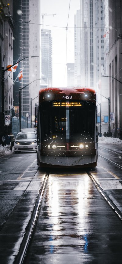 Обои на телефон трамвай