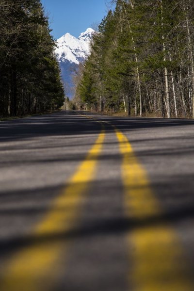 Солнце на дороге