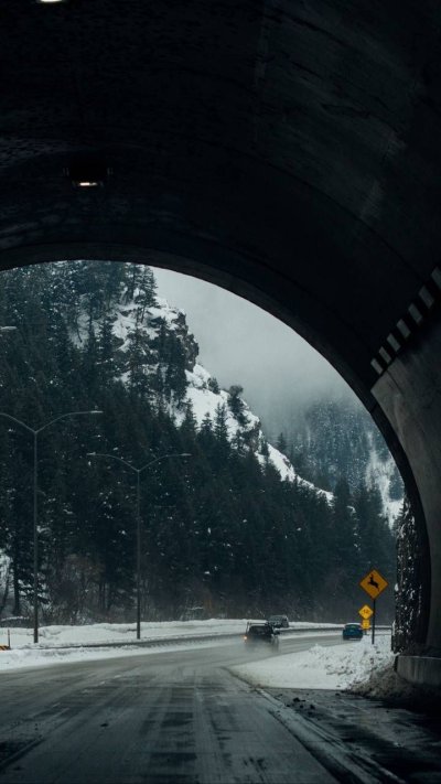 Тоннель в снегу