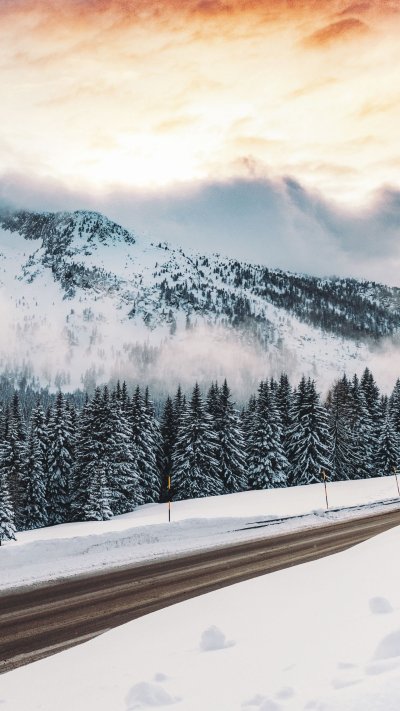 Снежная дорога