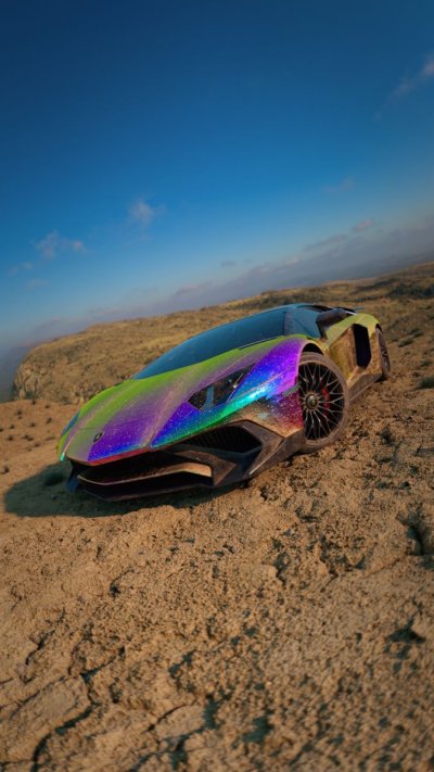 Радужная Ламборджини