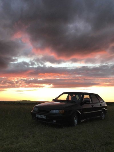 Четырки на закате