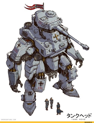 Шагоходы дизельпанк