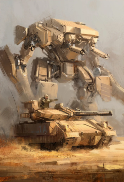 Танк шагоход будущего концепт