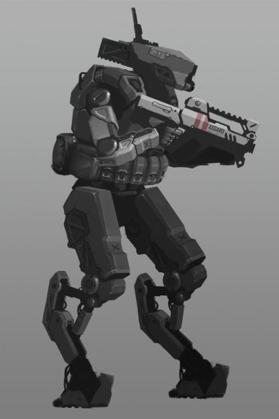 Боевой дроид Sci Fi