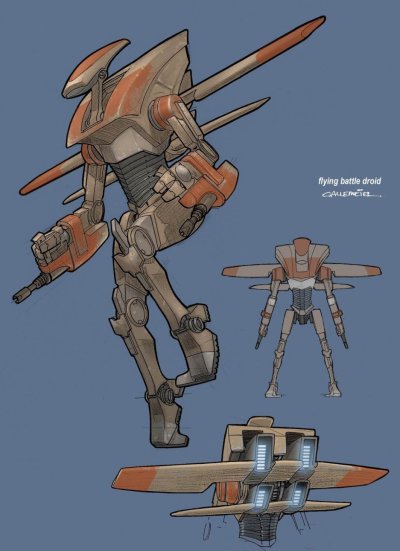 Боевой дроид b1