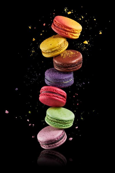 Разноцветные макаруны красивые