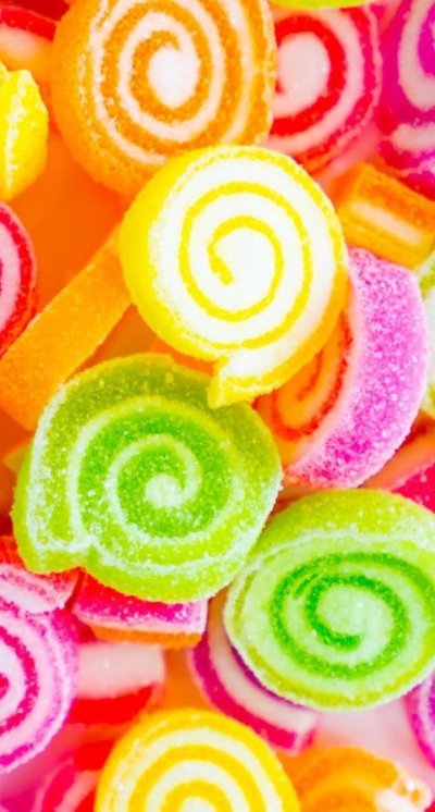 Яркие конфеты